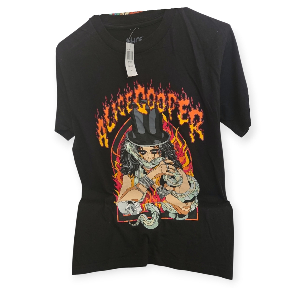 Black Graphic Tee with Bold Design